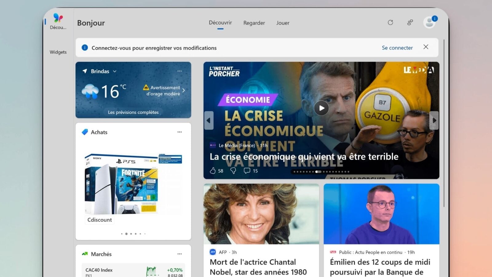 Windows 11 : Microsoft coupe enfin les pubs dans les widgets