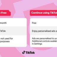 TikTok ad-free annonce