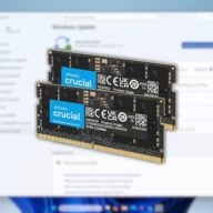 Kit de mémoire Crucial, Windows 11 en fond