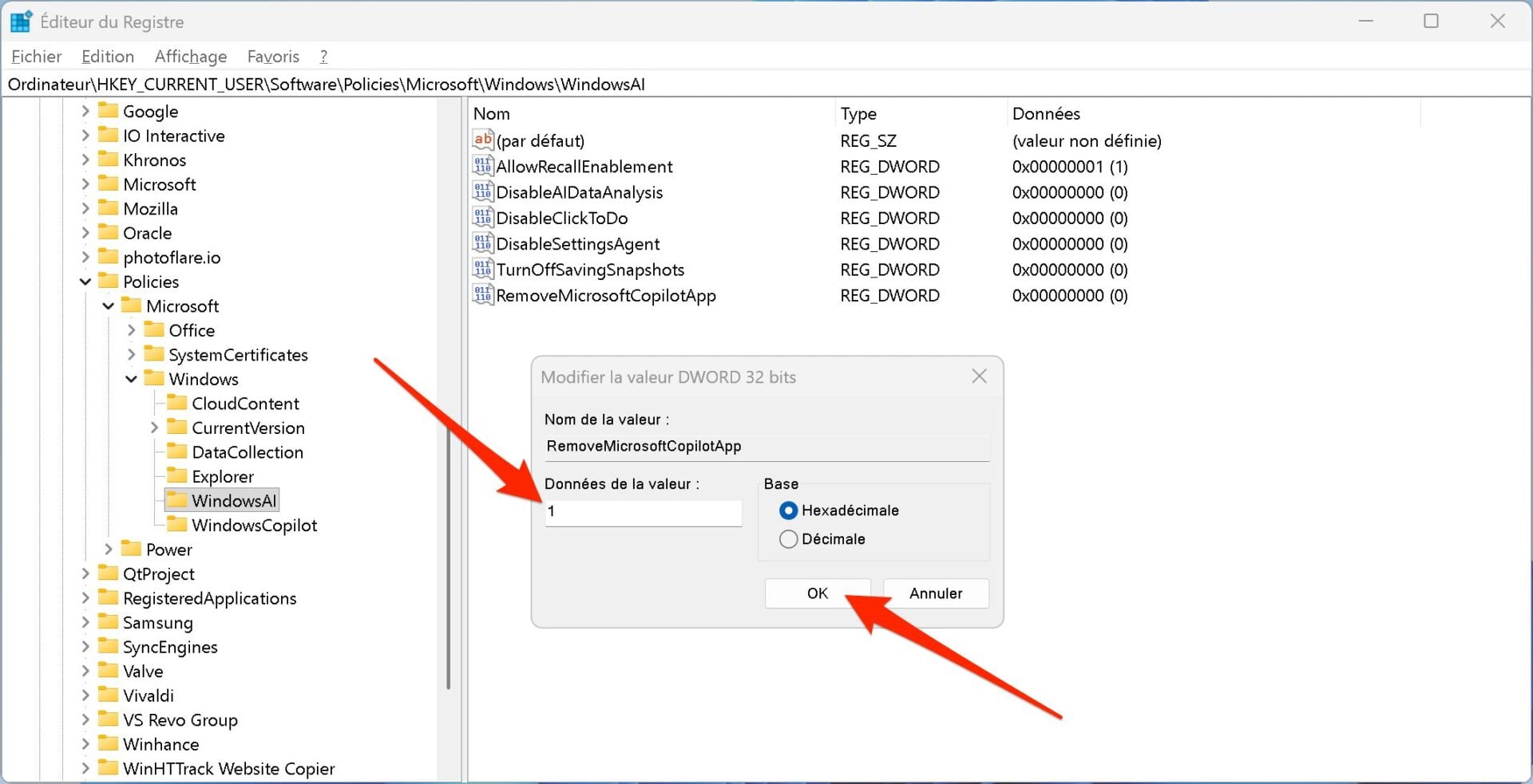 Supprimer Copilot Windows 11 Famille 5