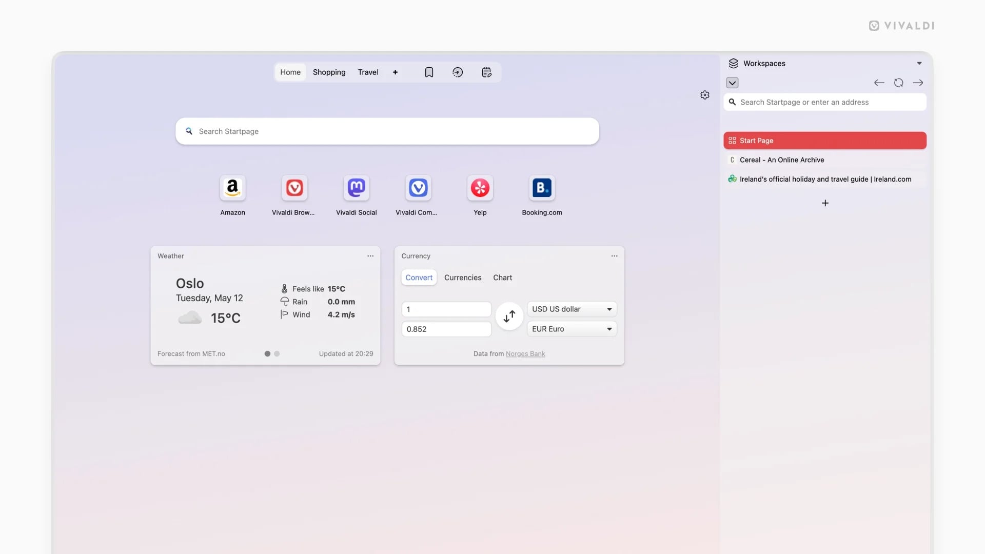 Vivaldi 8.0 Vertical Right