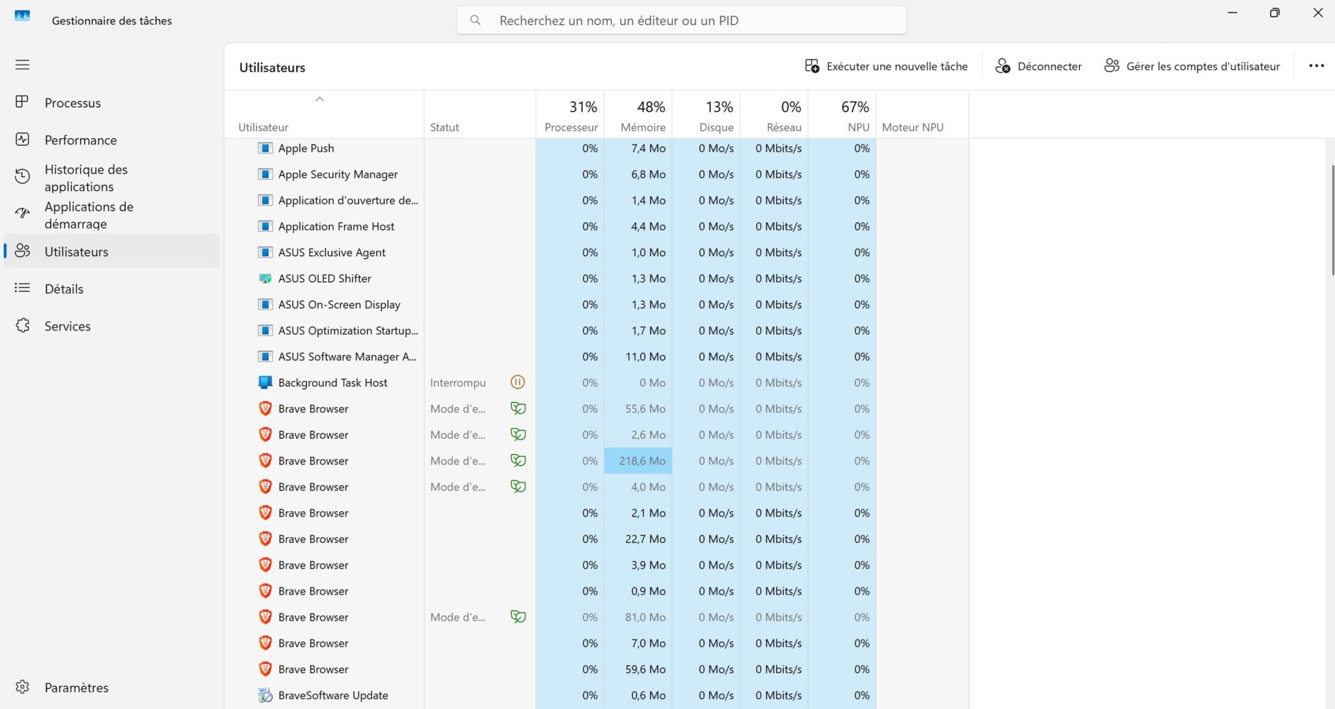 Windows 11 Gestionnaire Des Tâches Npu