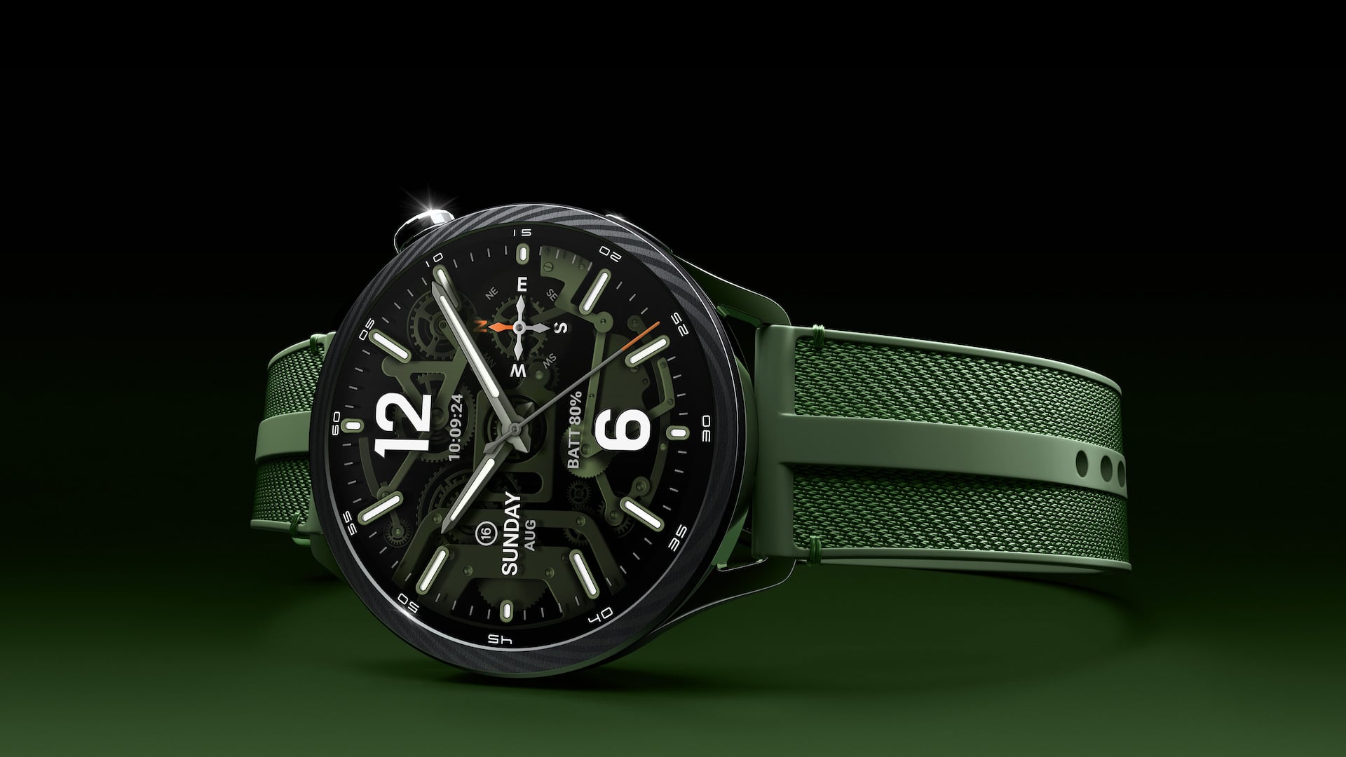 Xiaomi Watch S5 46mm Green1 With Background