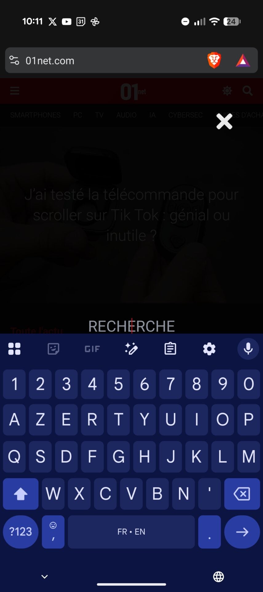 Android 16 Icone Planete Gboard 2