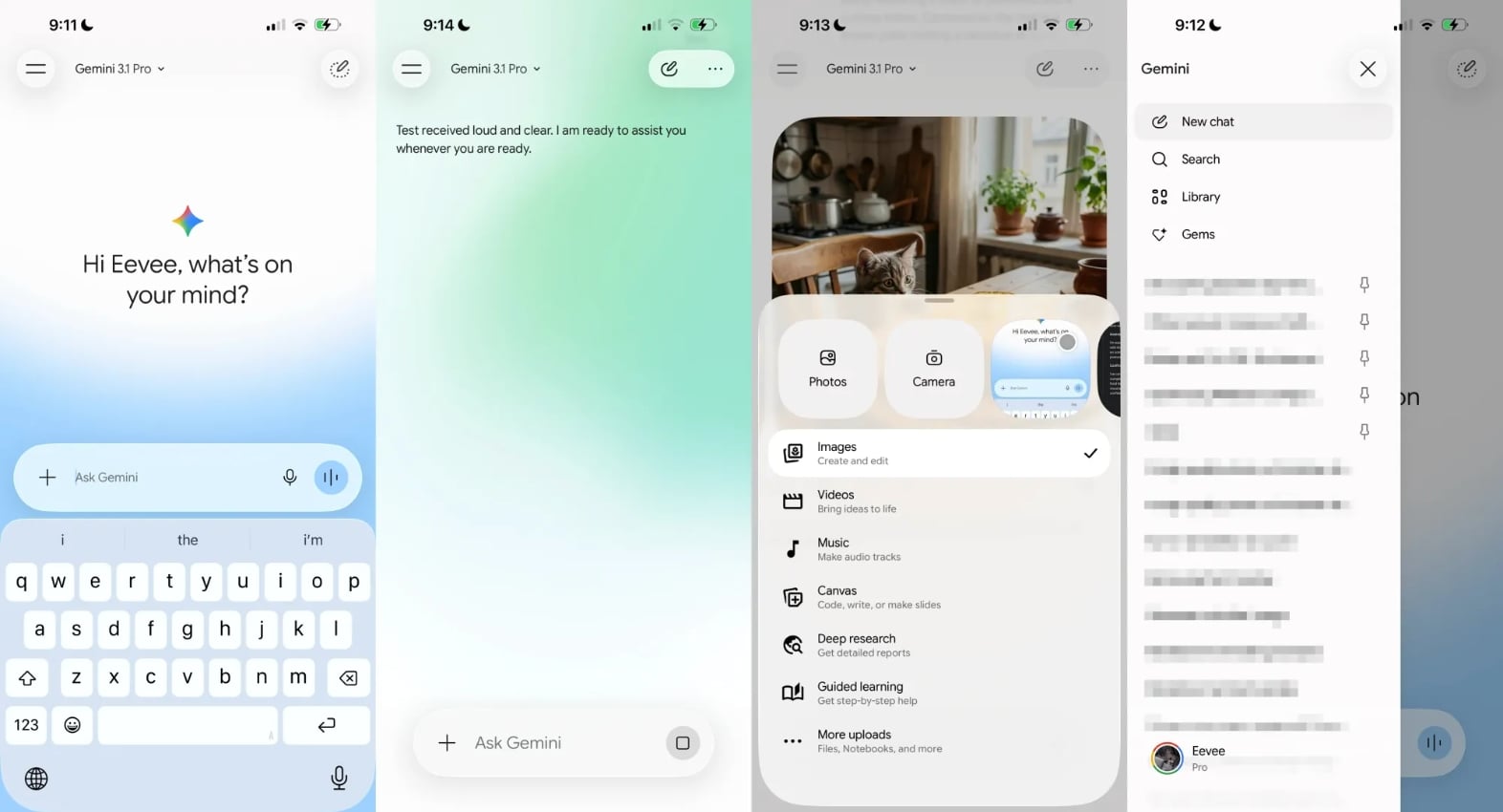 Application Gemini Nouveau Design