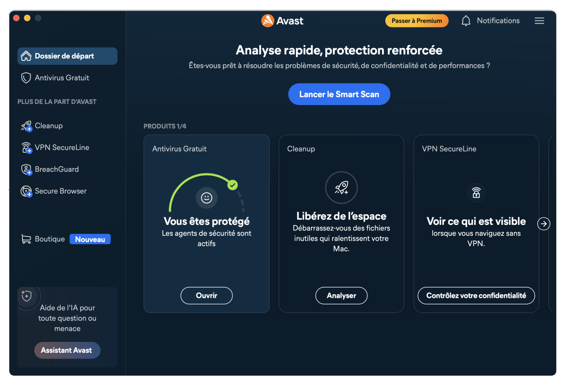 Avast One Antivirus Pack 01net