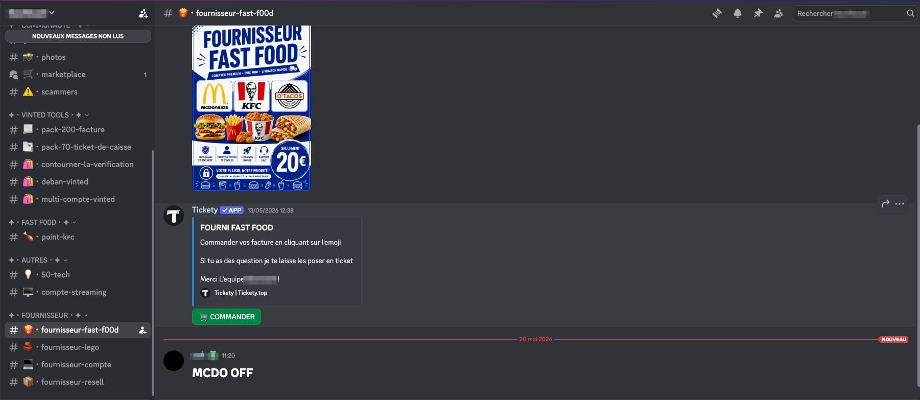 Discord Fraude