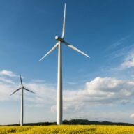 Eoliennes Champ Electricite Renouvelable