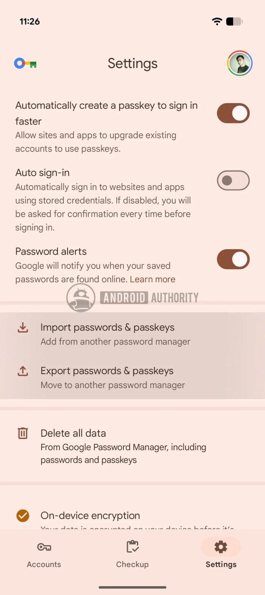 Google Transfert Mots De Passe Cles Acces 1