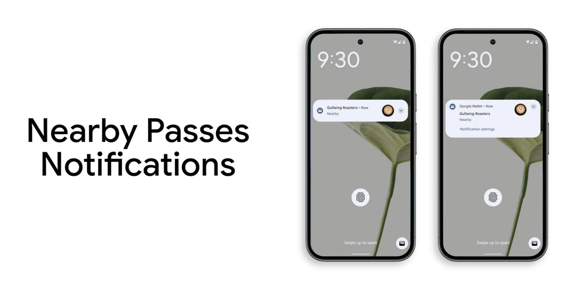 Google Wallet Notifications Proximite