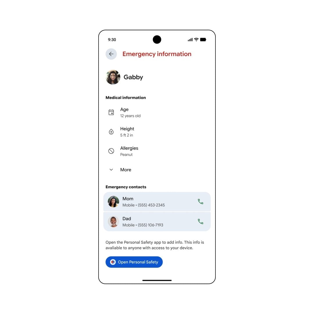 Android Drop Juin Sécurité Personnelle Enfants