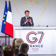 G7 Macron Sommet Evian