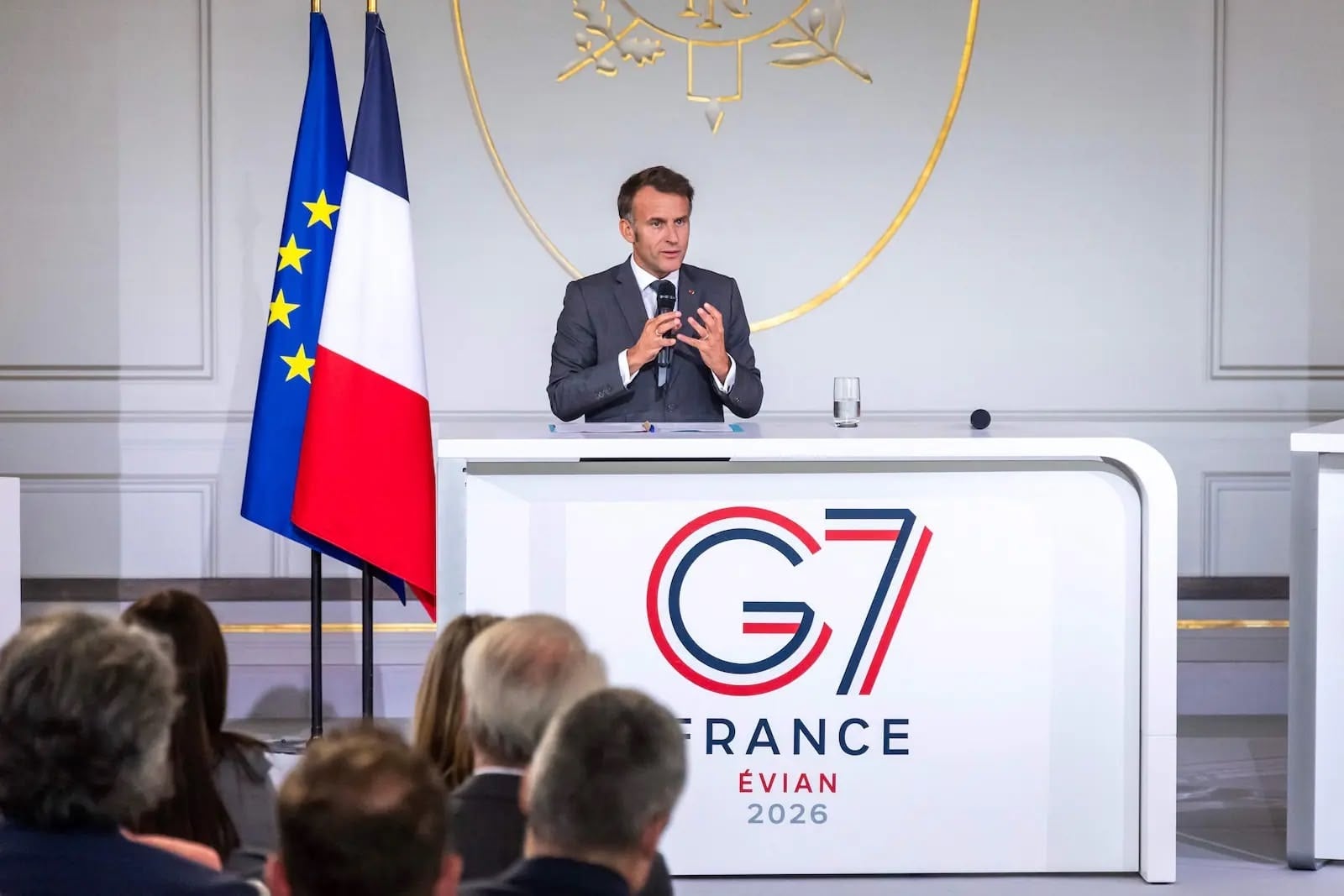 G7 Macron Sommet Evian