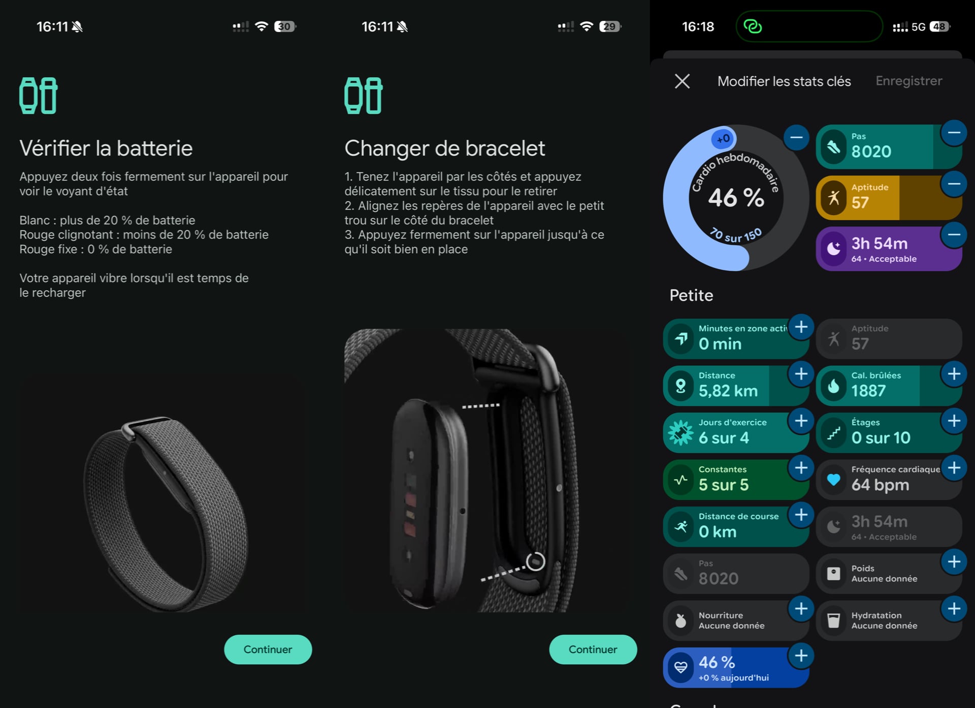 Google Health Test Fitbit Air3