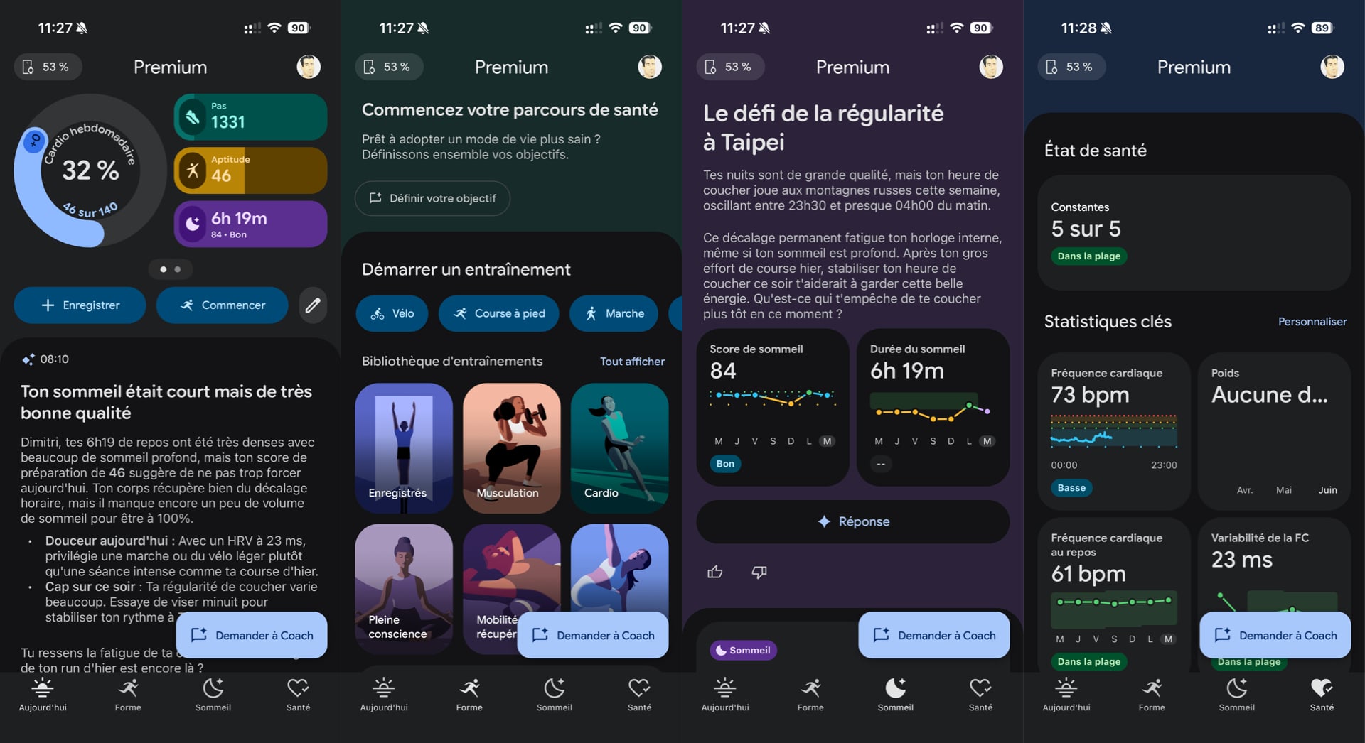 Google Health Test Fitbit Air4