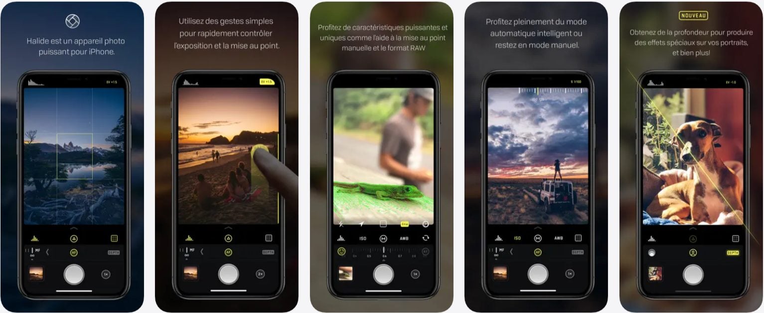 5 applications gratuites pour remplacer votre appareil photo sur Android et iPhone : Halide Mark Ii