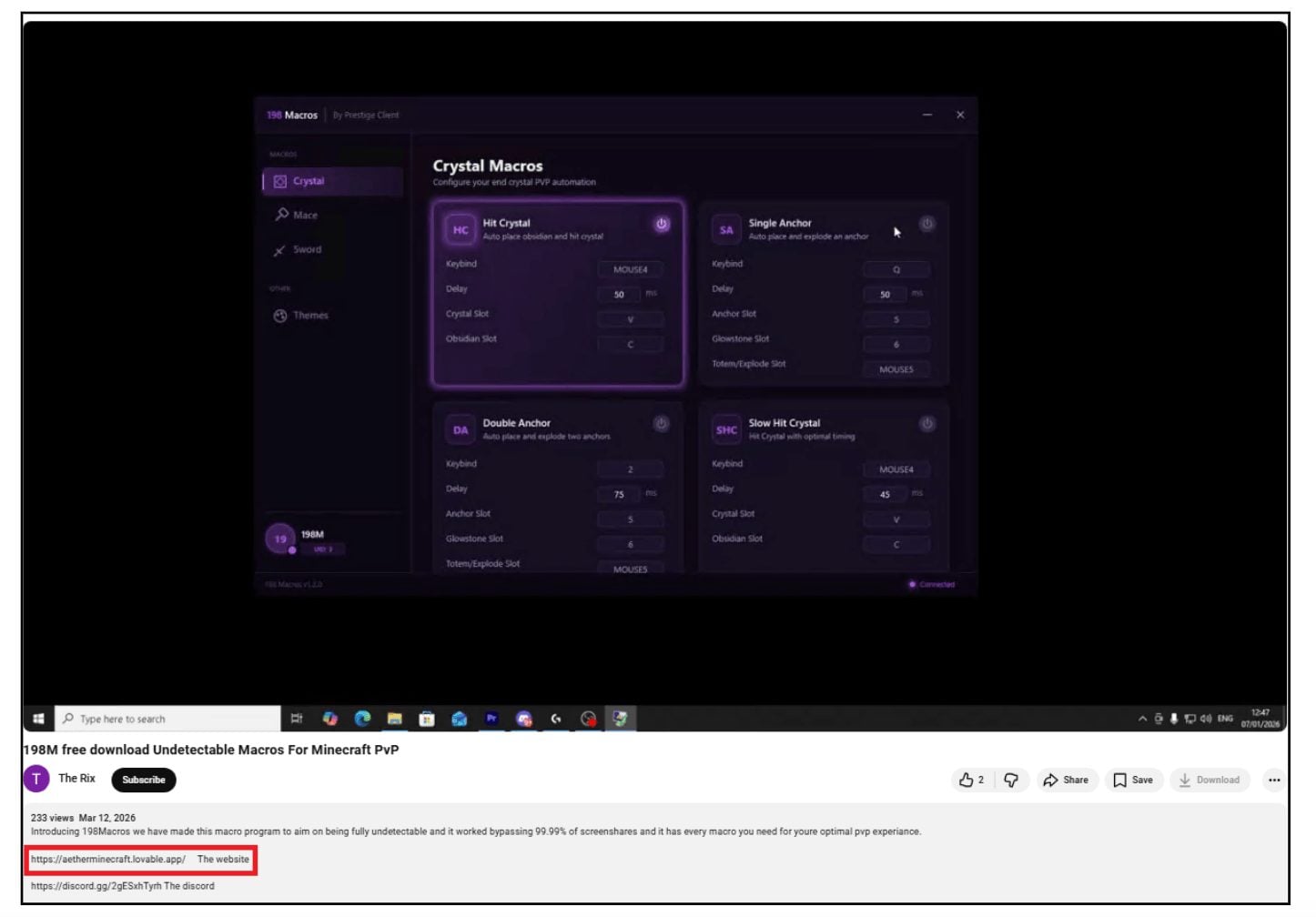 Malware WeedHack distribué sur YouTube