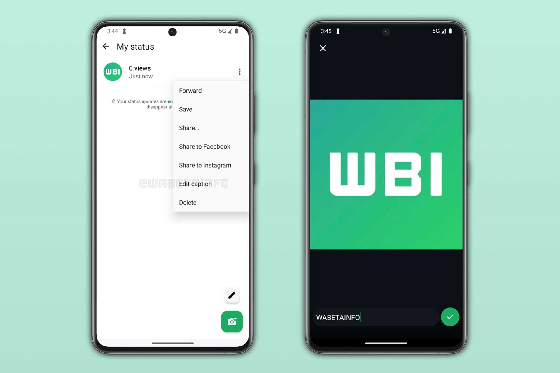 Wa Edit Caption Status Updates Feature Android