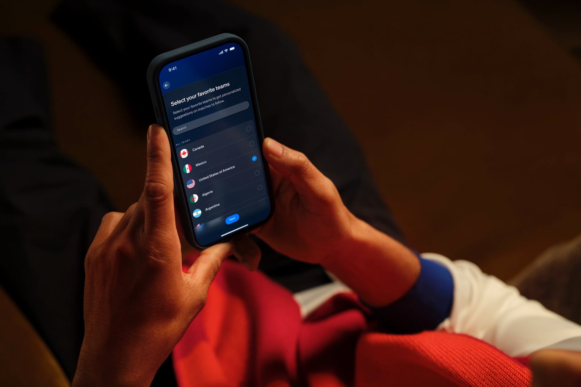 Application Philips Hue Sport Live