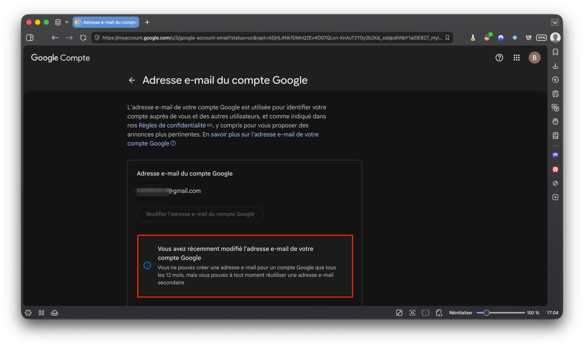 Comment Changer Adresse Email Compte Google 8