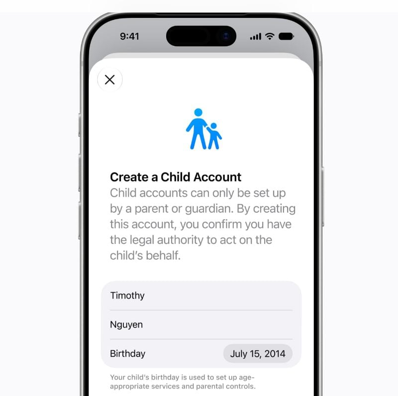 Compte Pour Enfant Apple