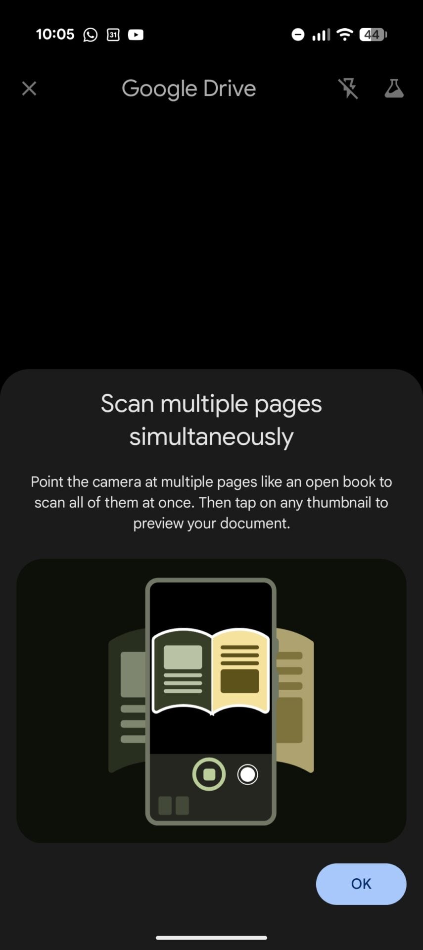Google Drive Nouveau Scanner Documents
