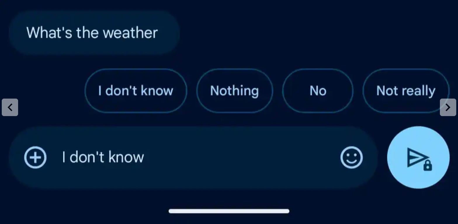 Google Messages Suggeres