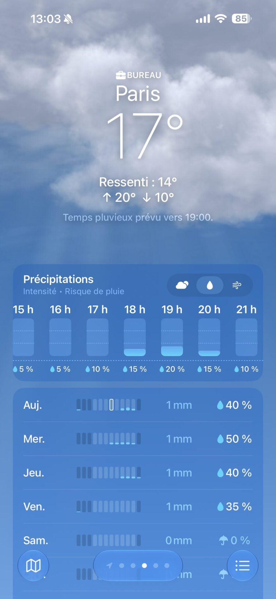 iOS 27 Météo 2