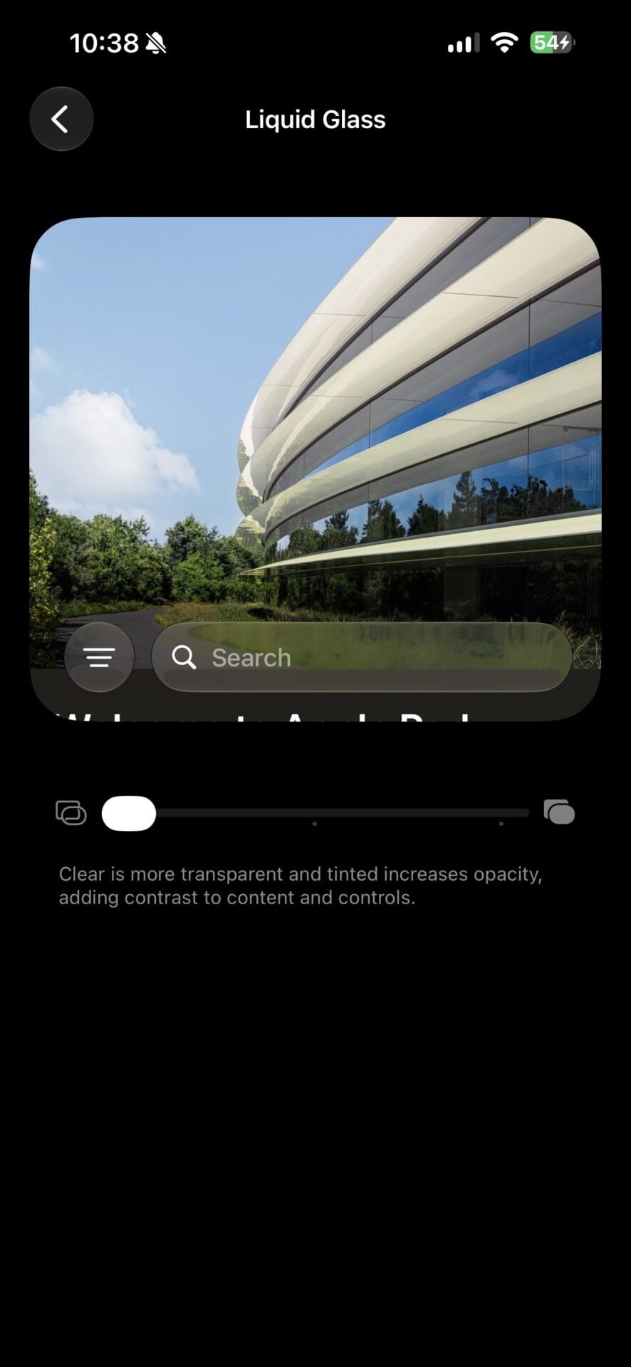 iOS 27 Réglages Liquid Glass 4
