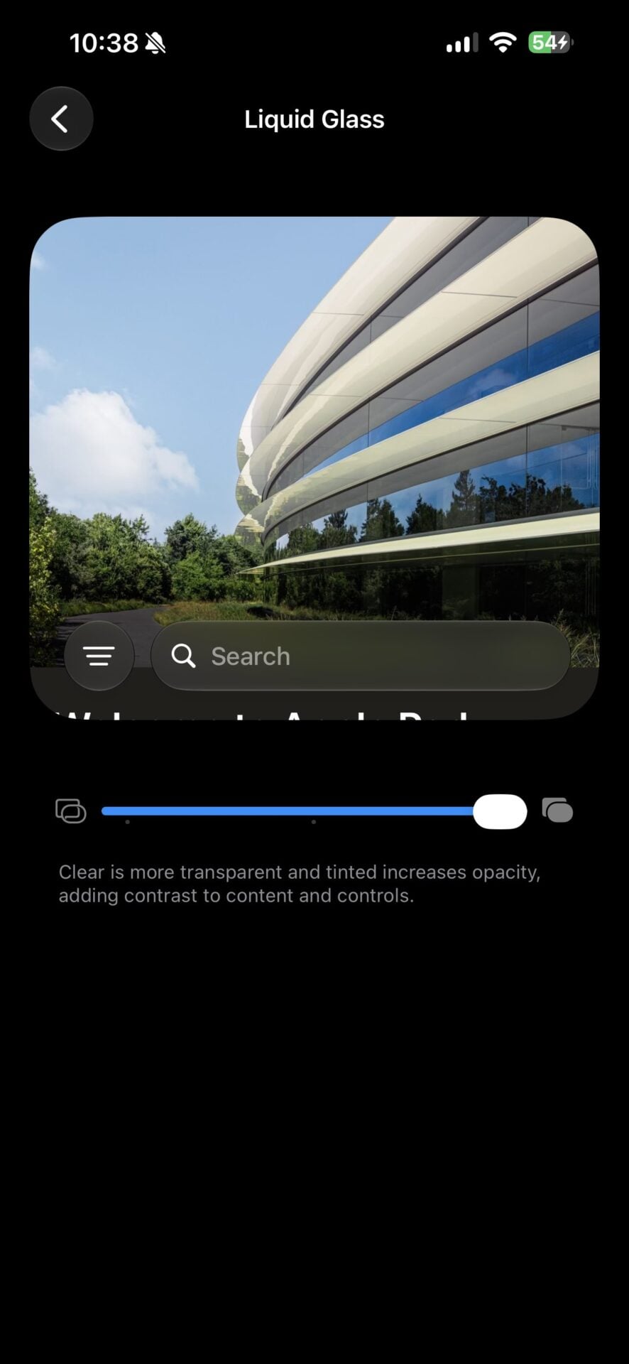 iOS 27 Réglages Liquid Glass 5