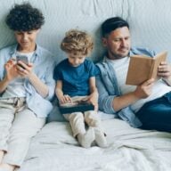 Livres Smartphones Parents Enfants