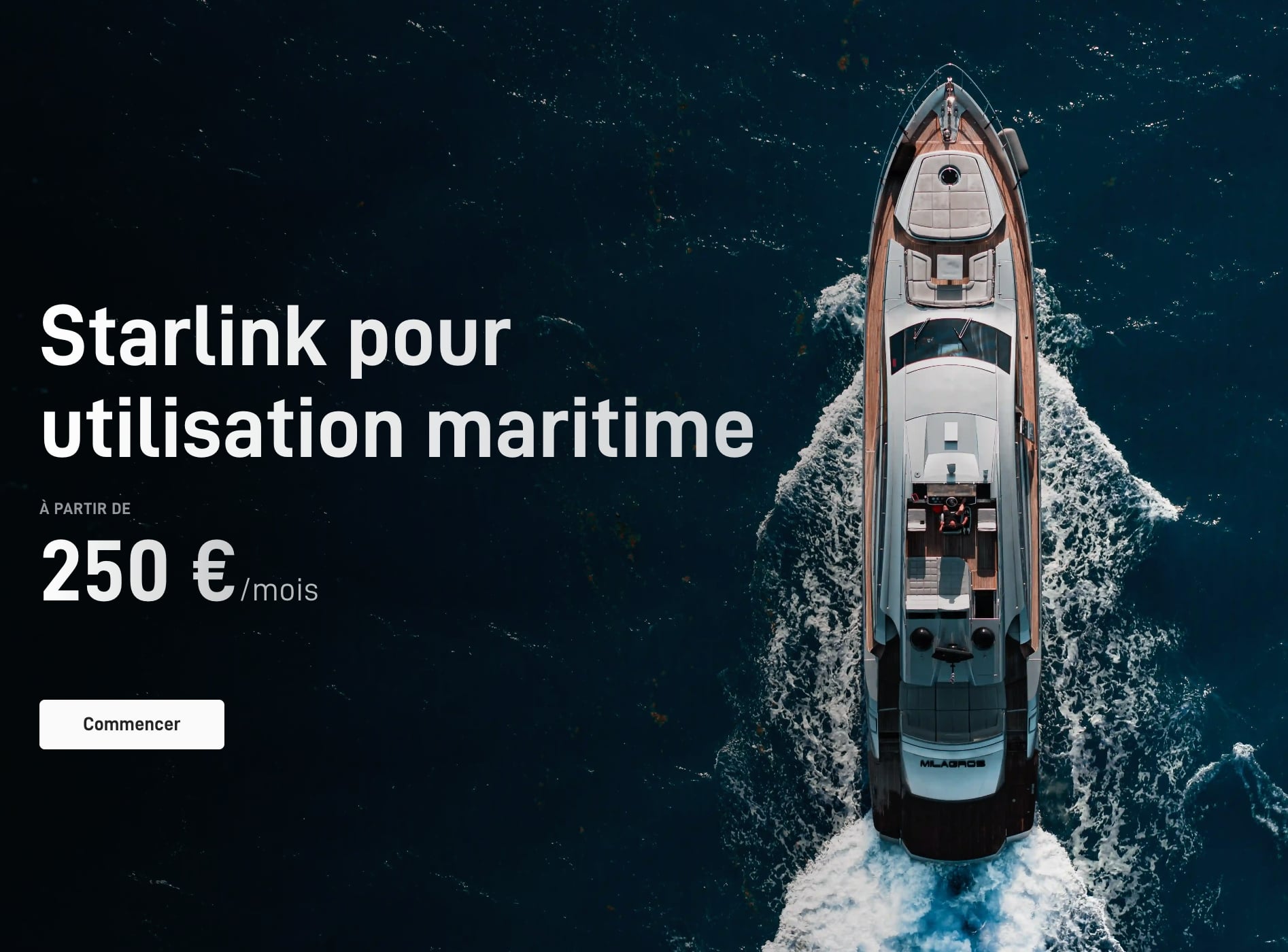 Starlink Prioritaire Mondial Maritime