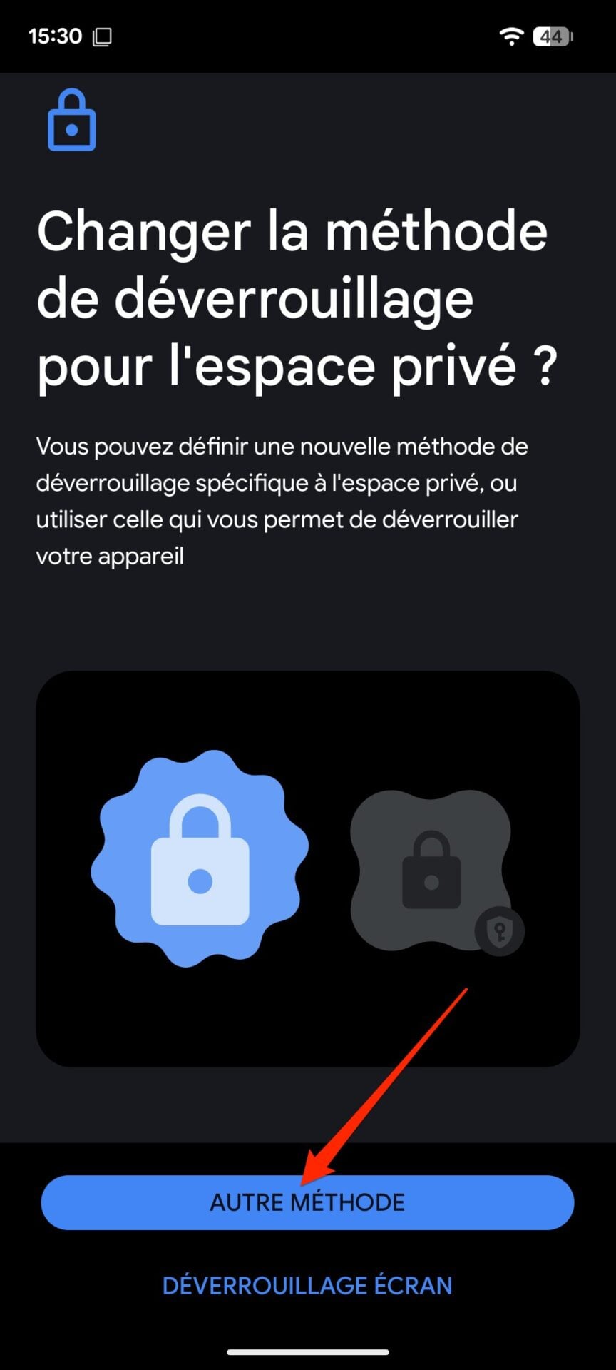Android Comment Activer Espace Privé 11