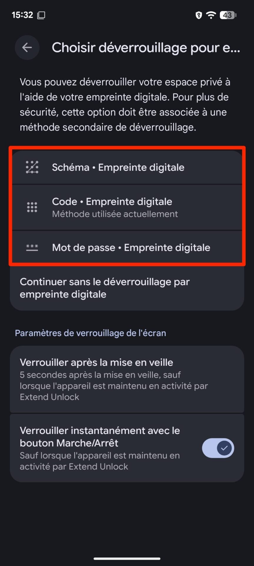 Android Comment Activer Espace Privé 12