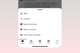 LinkedIn AI Slop mobile