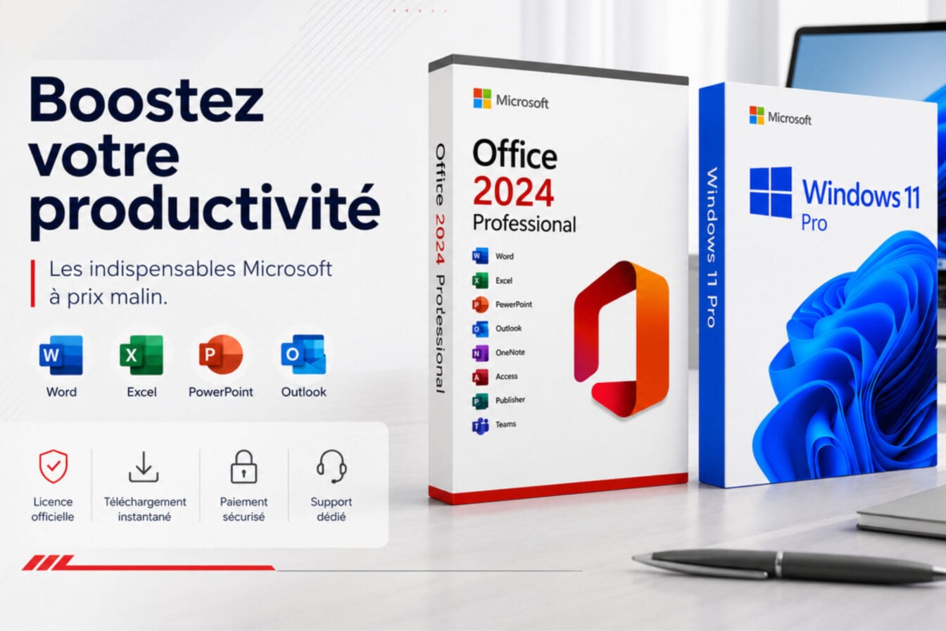 Office 2024 et Windows 11 Pro à vie dès 12,25 € : le duo malin pour moderniser votre PC 🔥