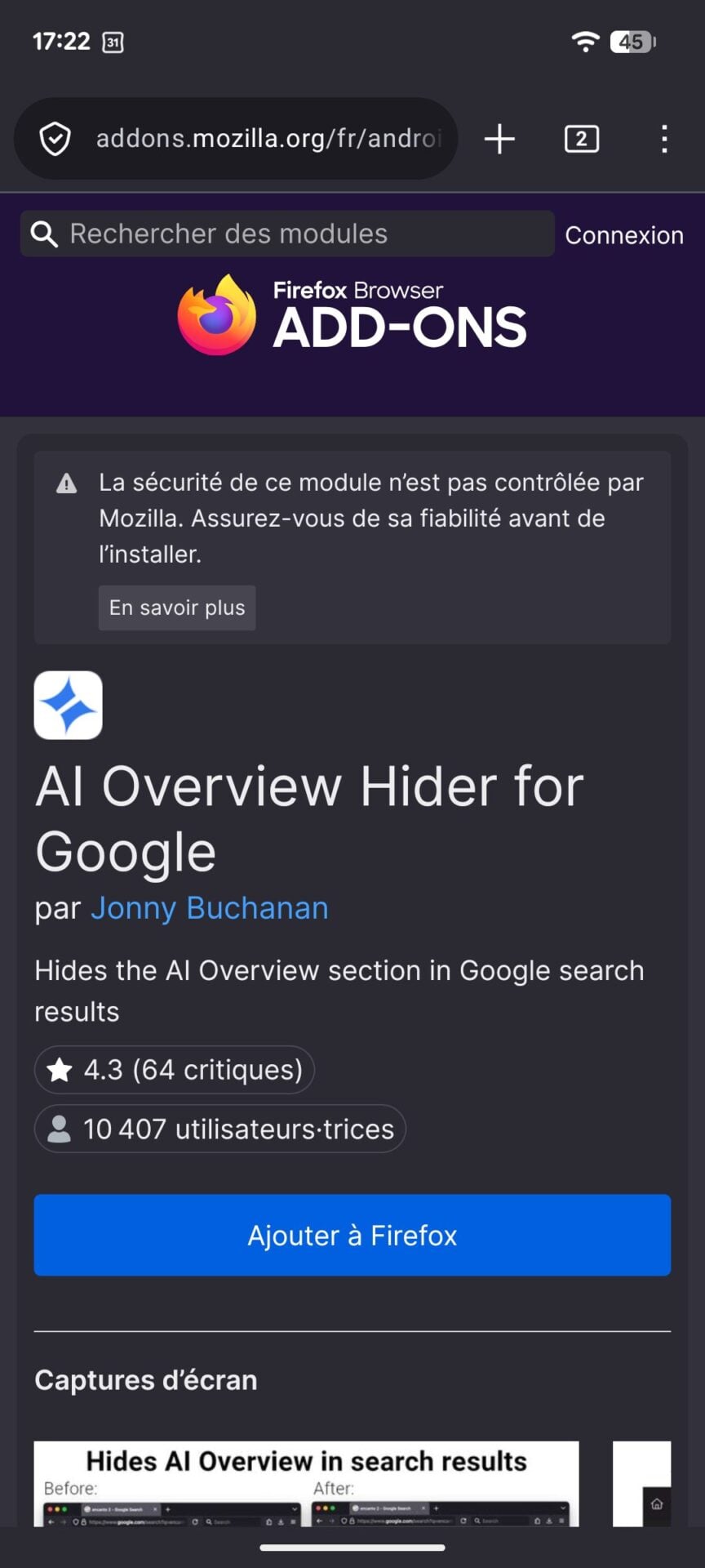 Firefox Android Ai Overview Hider 1