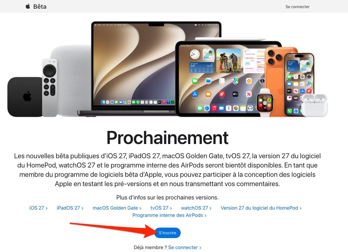 Installer iOS 27 Beta Publique 1