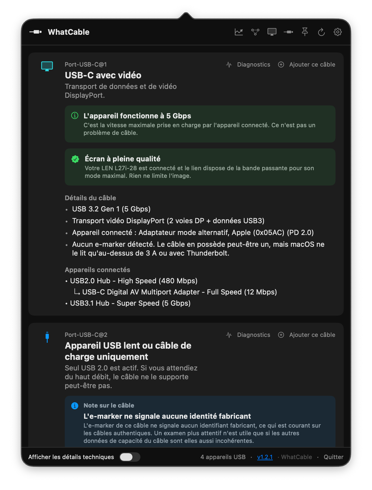 Whatcable Usb C macOS 2