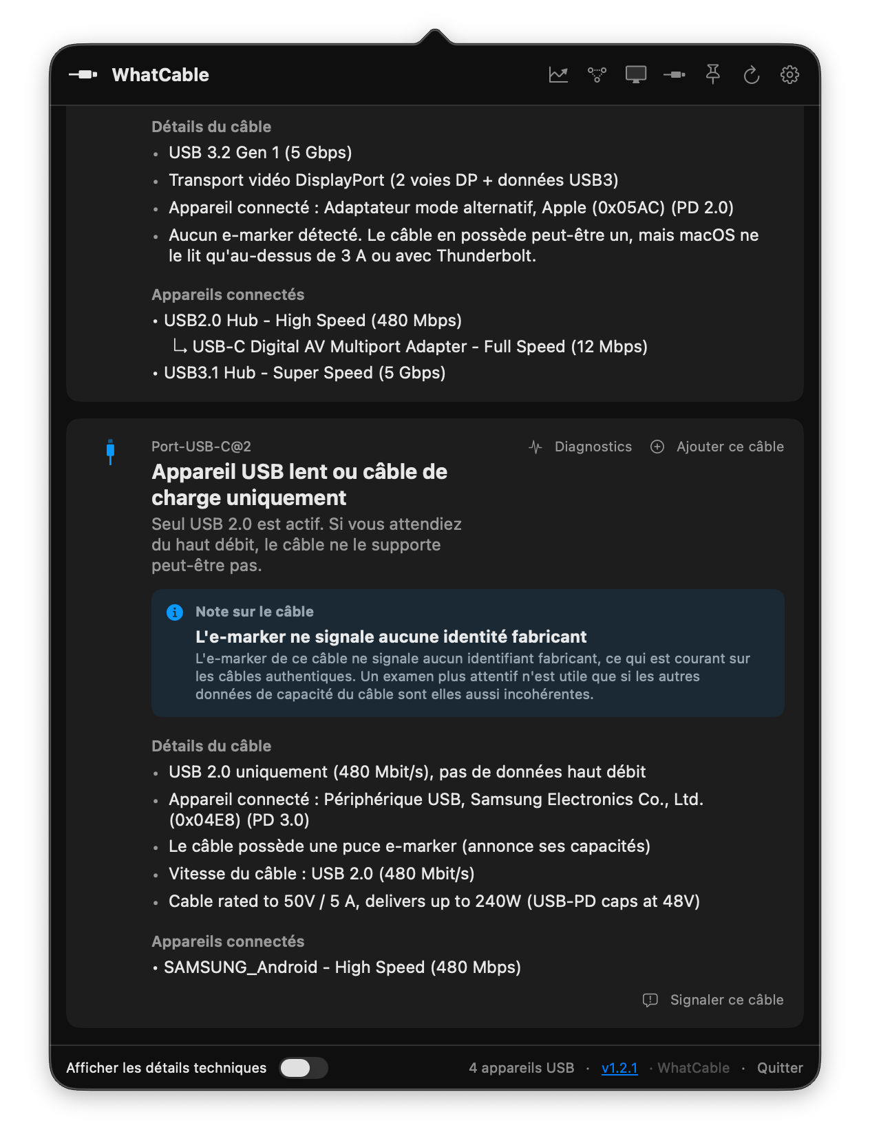 Whatcable Usb C macOS 3