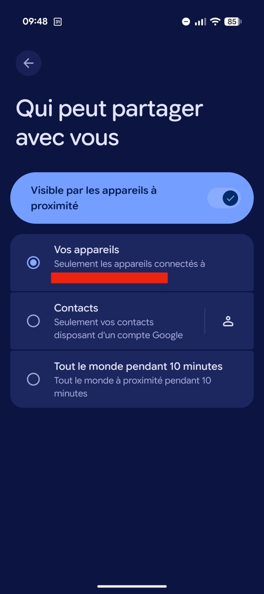 Google Pixel Quick Share 5