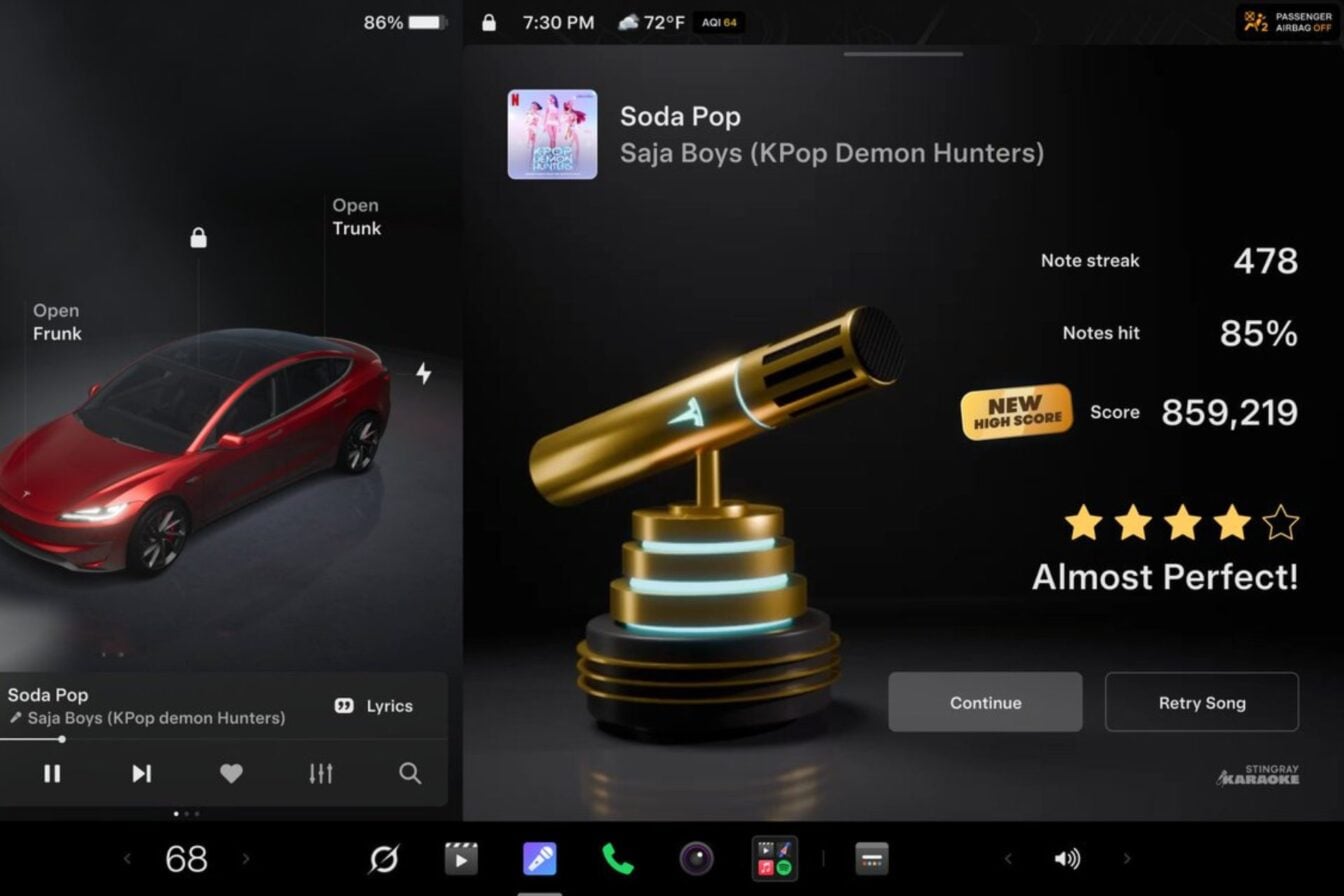 « Comme The Voice » : votre Tesla va désormais juger vos talents de chanteur grâce à sa dernière mise à jour insolite
