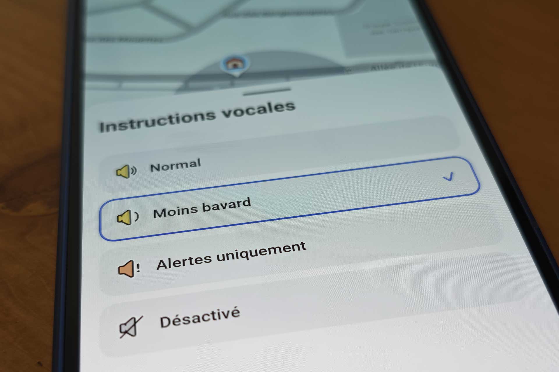 Waze Instructions Vocales Moins Bavard