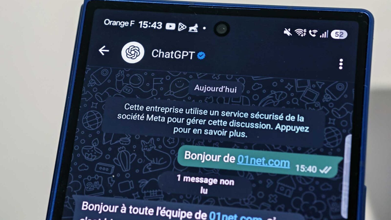 WhatsApp a viré ChatGPT en janvier, l'Europe vient de l'y remettre de force