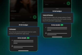 Spotify AI label