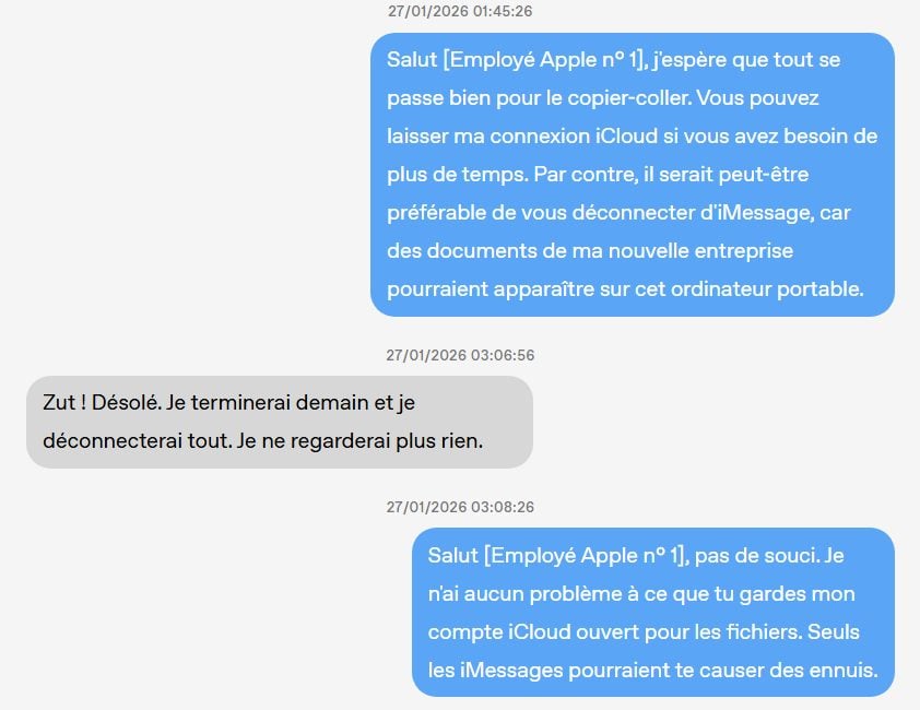 Echanges De Courrier Entre Apple Et Openai