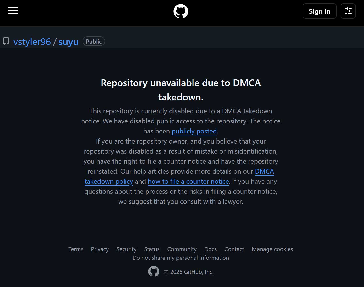 Github Nintendo Dmca