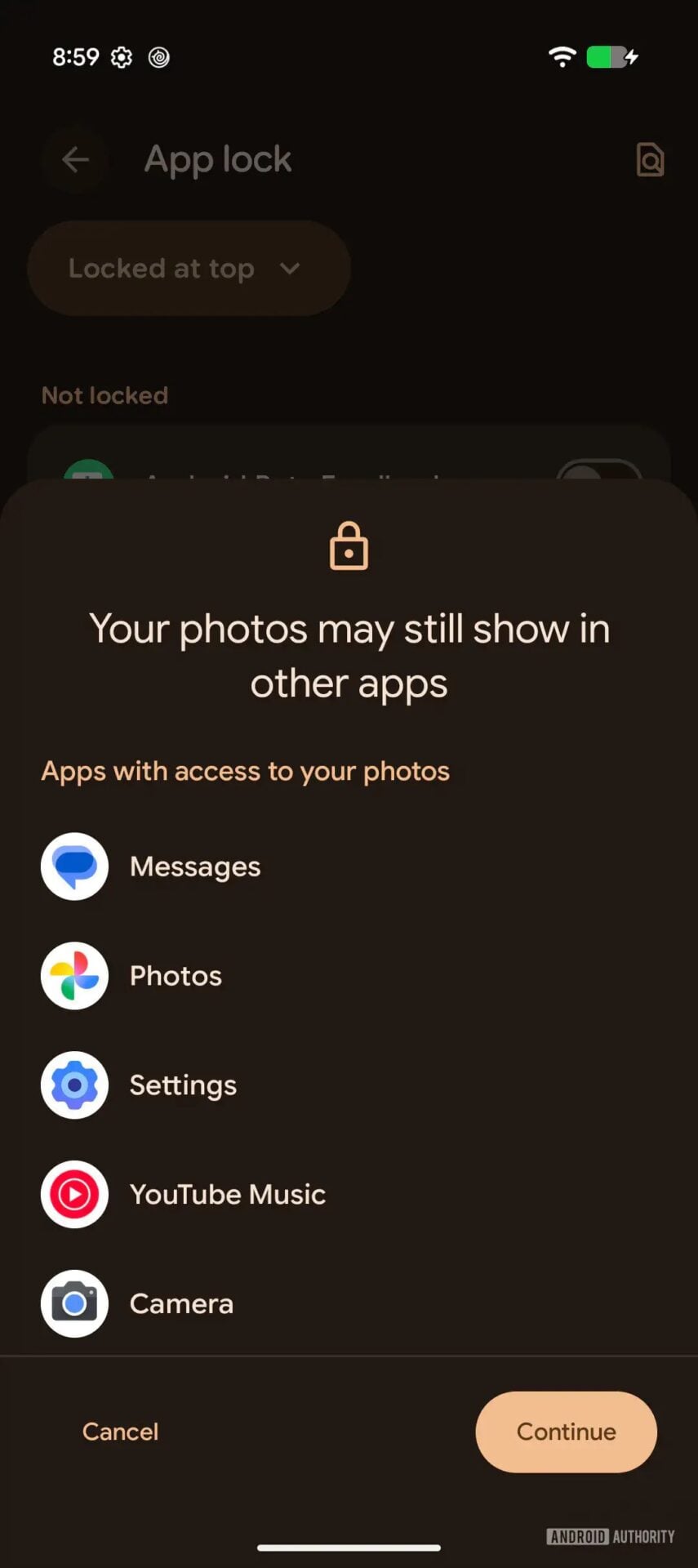 Google Android Verrouiller Applications 7