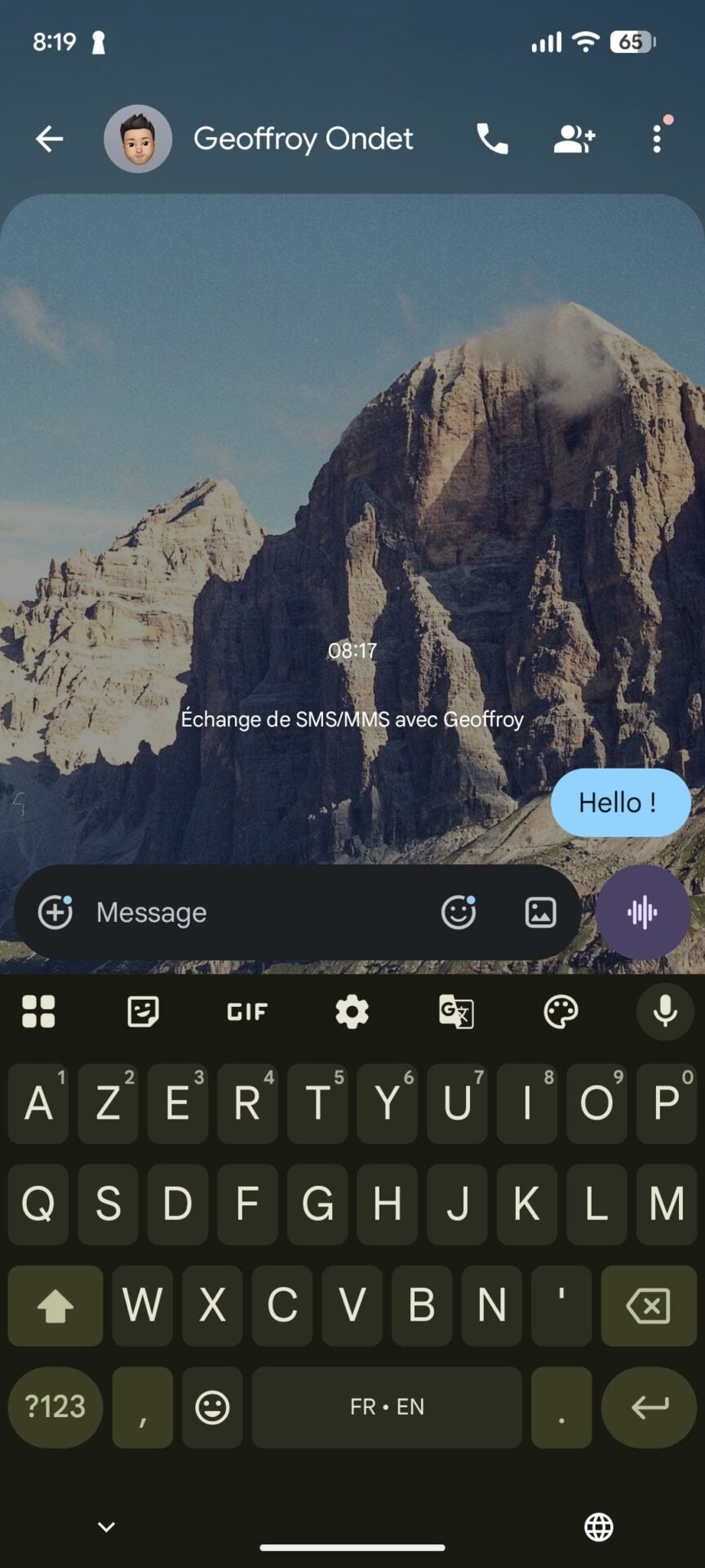 Google Messages Thèmes 5
