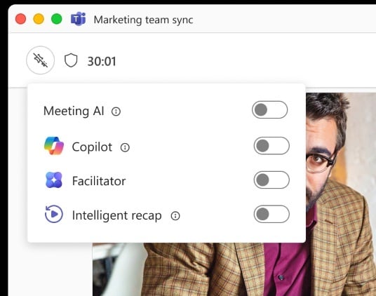 Microsoft Teams Désactivation Ia